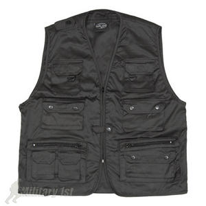 Mil-Tec Fishing Vest Black