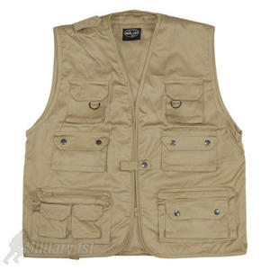 Mil-Tec Fishing Vest Khaki