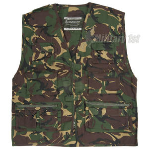 Highlander Multi-Pocket Fishing Vest DPM Camo