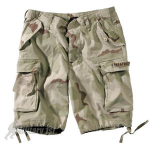 Paratrooper Cargo Shorts Prewashed 3-Colour Desert