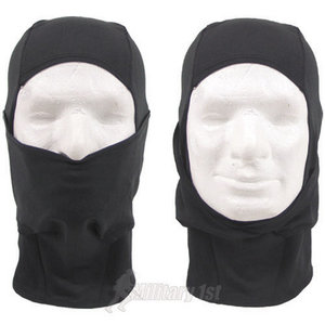 Lightweight Spandex 1 Hole Balaclava Black