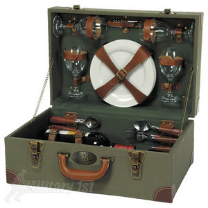 Fox Outdoor 4 Person Wooden Picnic Box