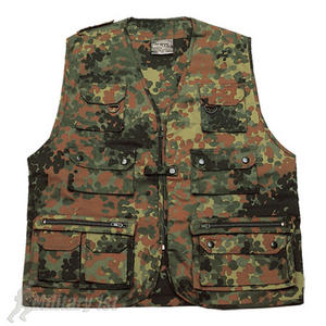 Mil-Tec Fishing Vest Flecktarn
