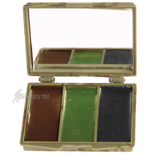 Mil-Tec Camo Face Paint 3 Colours with Mirror Woodland