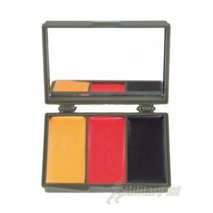 Mil-Tec Camo Face Paint 3 Colours with Mirror BW Army