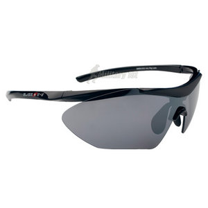 Swiss Eye Shark Glasses Black Shiny Frame