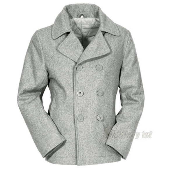 Surplus Pea Coat Grey