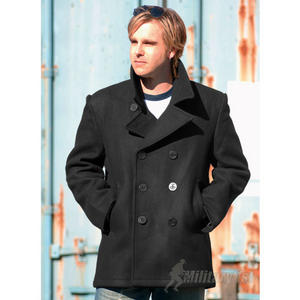 Mil-Tec US Navy Pea Coat Black
