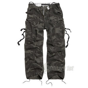 Surplus Vintage Fatigues Trousers Black Camo