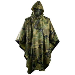 Helikon Waterproof Poncho Ripstop Woodland