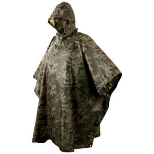 Helikon Waterproof Poncho Ripstop Polish Woodland