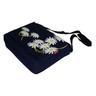 View Item Blue Floral Design Laptop Shoulder Carrying Bag