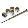 View Item UrbanX Silver 5 Piece Lockable Anti Theft Alloy Valve Caps