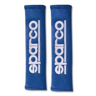 Sparco Blue Alcantara Seatbelt Harness Pads