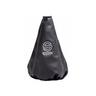 View Item Sparco Black Basic Car Gear Stick Gaiter Blue Stitching