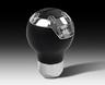 View Item MOMO GTR2 Black Leather/Silver Car Gear Knob