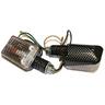 View Item Motorbike Mini/Short Carbon Indicators With Transparent Lens