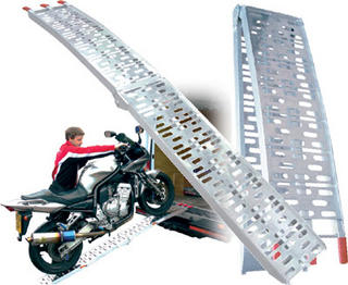 Biketek Aluminium Foldable Motorcycle Loading Ramp