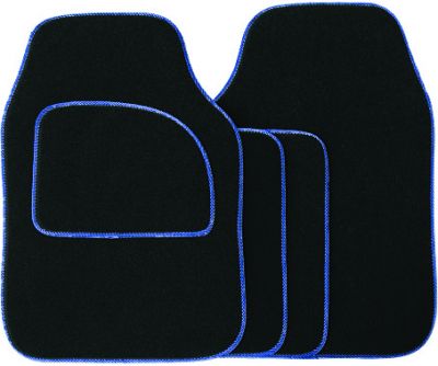PEUGEOT 106/206/306/205/406 BLACK/BLUE CAR MAT/ Peugeot 106 Black. PEUGEOT 106/206/306/205/406 BLACK/BLUE CAR MAT/