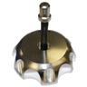 View Item Silver Alloy Motocross Fuel Cap With Breather Valve