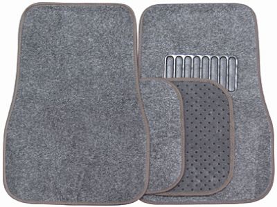 Interior Accessories on Grey Car Interior Carpet Mat Set