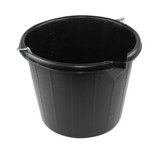 Large Black Car Wash Bucket