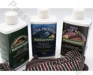 Renovo Canvas Hood Cleaner & Ultraproofer & Blue Reviver & Cloth