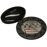 View Item Carbon Effect Alloy Tax Disc Holder & Richbrook Lemon Poppy Coral