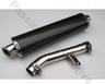 View Item Honda CBR600 FX/FY 99-00 Viper Carbon Fibre Exhaust Can & Link Pipe