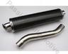 View Item Honda CBR600 FS Sport 01-02 Viper Carbon Fibre Exhaust Can & Link Pipe