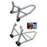 View Item Biketek Front & Rear Wheel Aluminium Paddock Stand Set