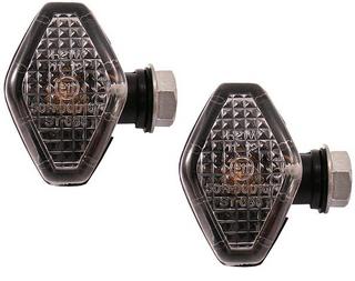 Mini Diamond Style Black Motorcycle Indicators