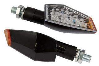 LED Claw Black Motorbike Side Indicators