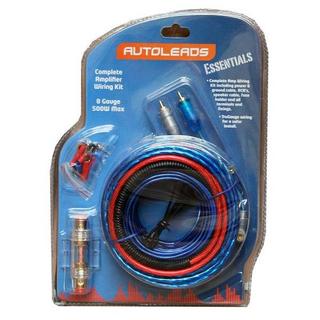Autoleads 8 Gauge 500w Full Car Stereo Amplifier Wiring Kit