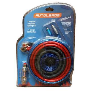 Autoleads 4 Gauge 750w Full Car Stereo Amplifier Wiring Kit