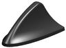 View Item Black Car Exterior Shark Fin Radio Aerial Antenna