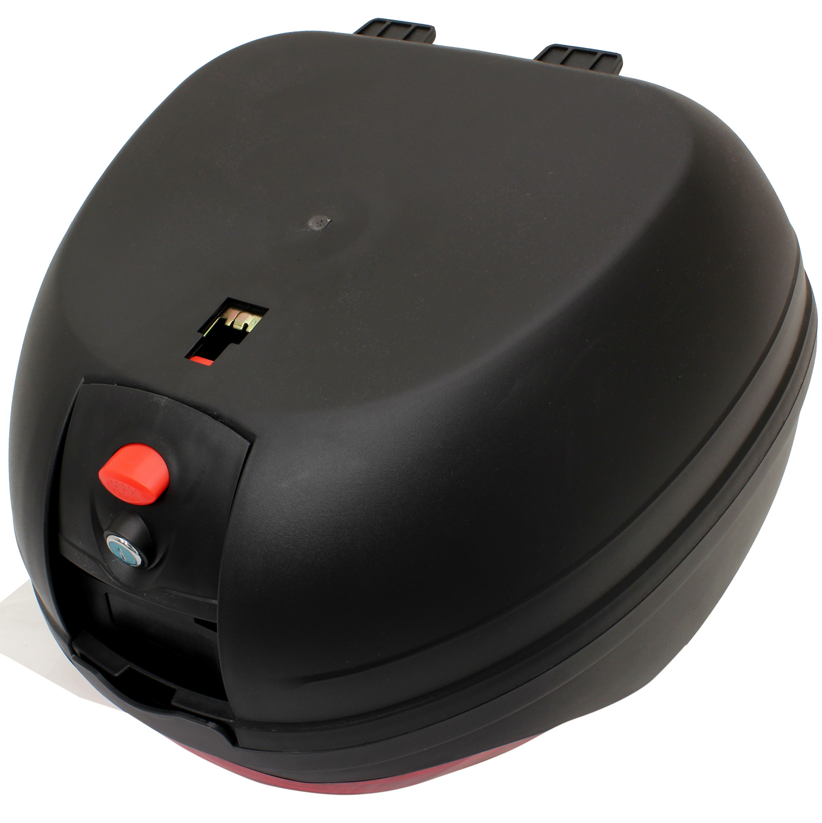 BLACK 32L MOTORBIKE TOP BOX MOTORCYCLE/BIKE HELMET/CARGO STORAGE/BACK