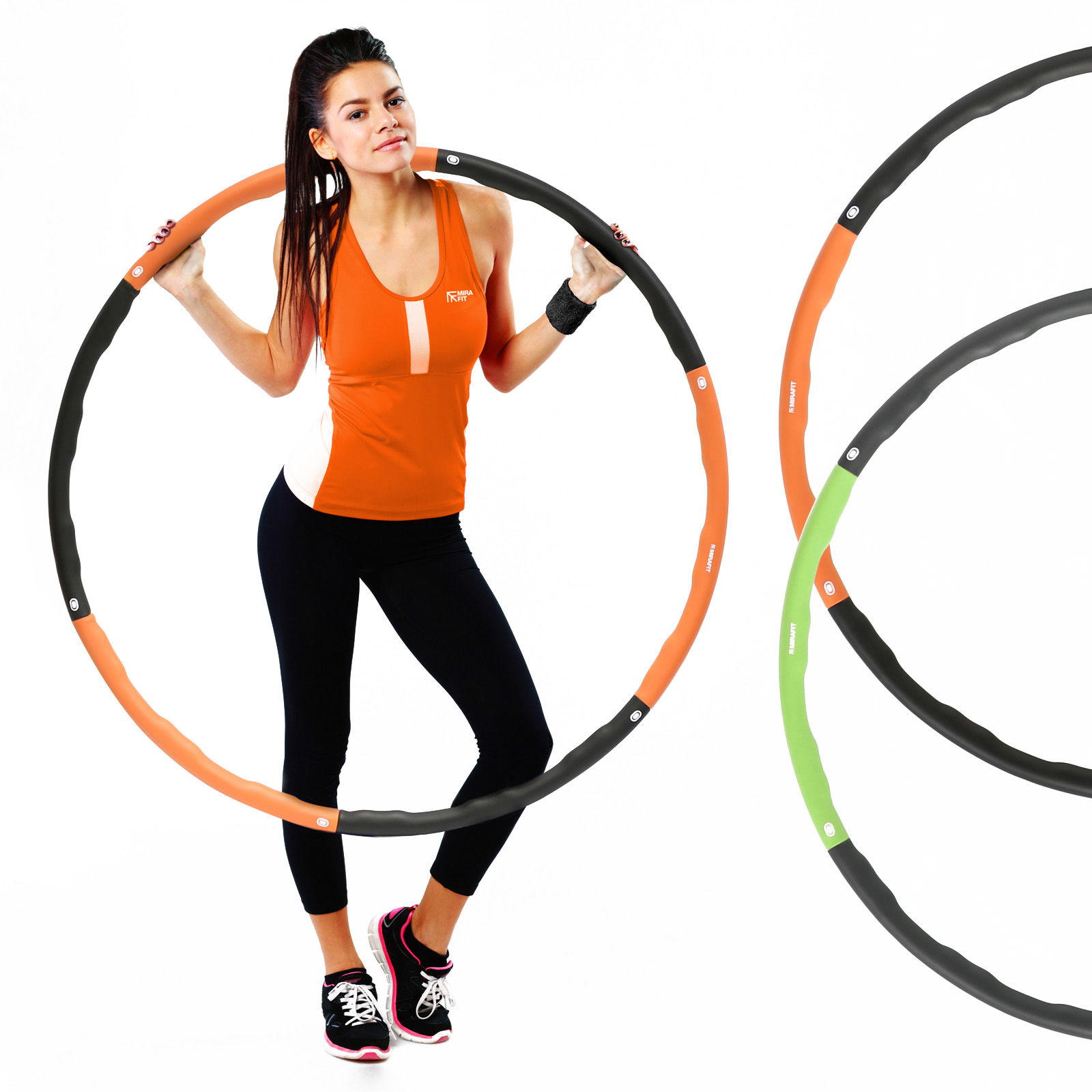MIRAFIT Weighted Gym Hula Hoop Fitness Workout/Exercise MIRAFIT Weighted Gym Hula Hoop Fitness Workout/Exercise