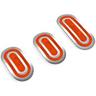 View Item Sparco SPC Red/Silver Urban Style 3 Piece Car Pedal Set