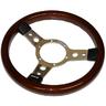 View Item Mountney 13.5 Inch Classic Style Wooden Car Steering Wheel