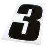 View Item Number 3 Black 6 Inch Motocross Racing Stickers 10 Pack