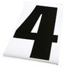 View Item Number 4 Black 6 Inch Motocross Racing Stickers 10 Pack