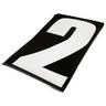 View Item Number 2 White 8 Inch Motocross Racing Stickers 10 Pack