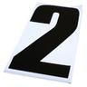View Item Number 2 Black 8 Inch Motocross Racing Stickers 10 Pack