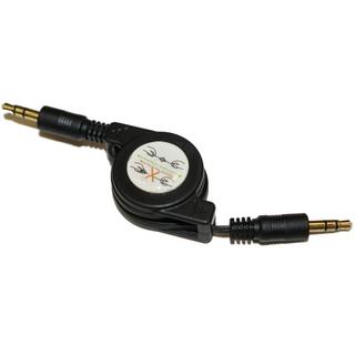 Autoleads 630mm Retractable Gold Plated 3.5mm Jack Lead