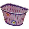 View Item Flowery White/Pink/Purple Girls Child Bicycle Basket