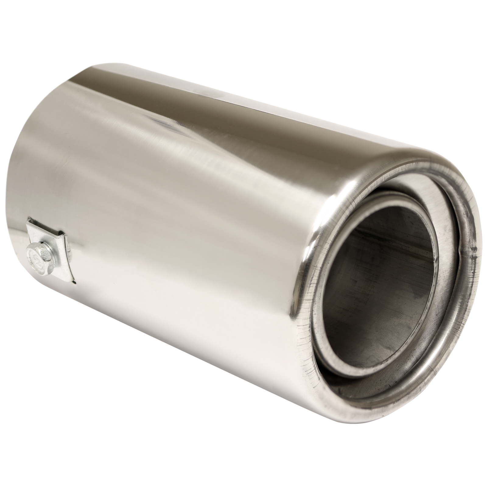 3" CHROME CAR EXHAUST TRIM TAIL PIPE MUFFLER FINISHER TIP UNIVERSAL