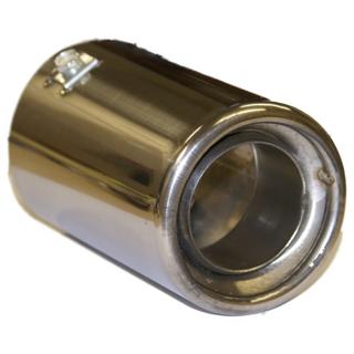 3 Inch/75mm Chrome Rolled Edge Car Exhaust Trim