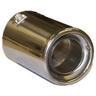 View Item 3 Inch/75mm Chrome Rolled Edge Car Exhaust Trim