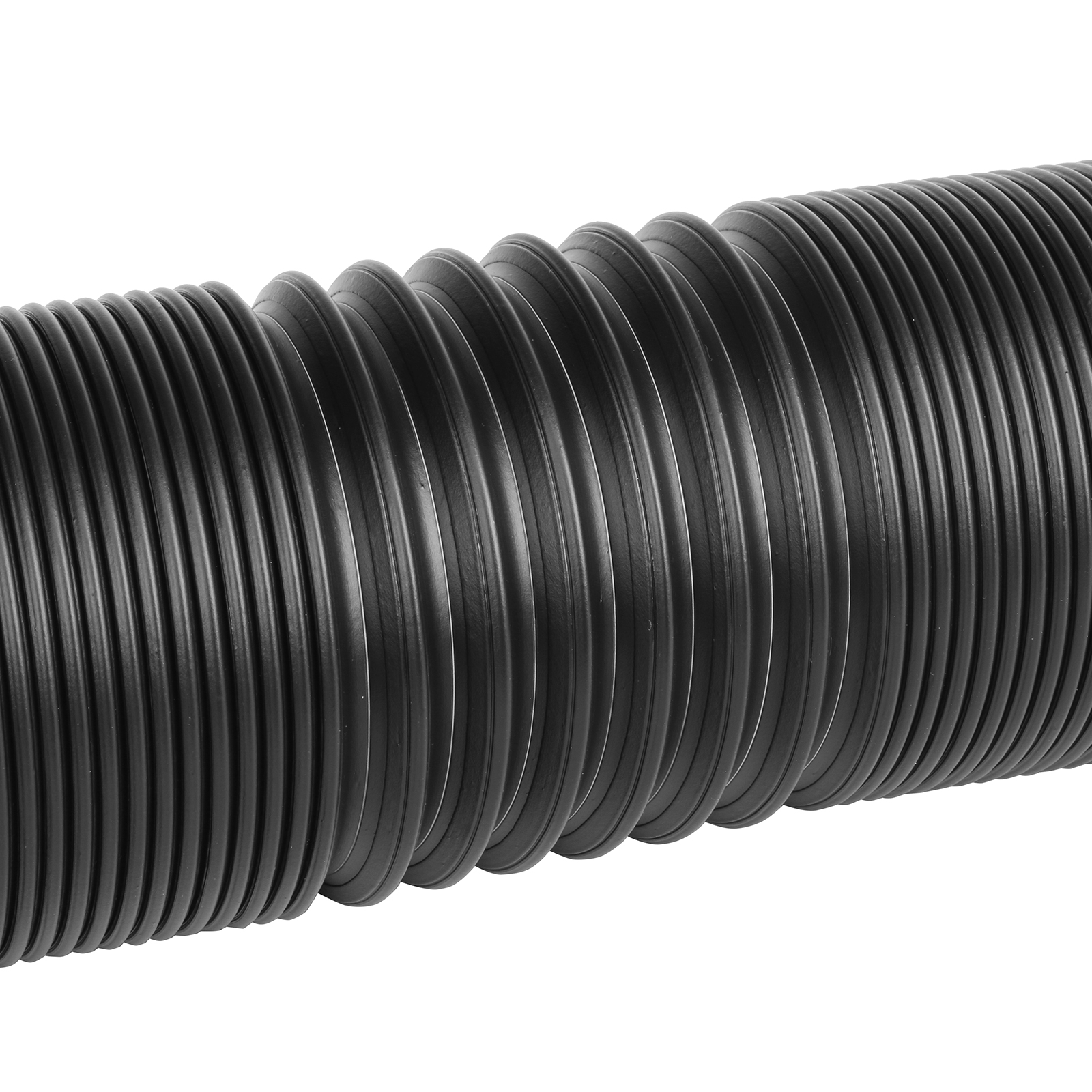 1M 80MM BLACK FLEXIBLE COLD AIR DUCTING FEED HOSE FOR CAR AIR FILTER